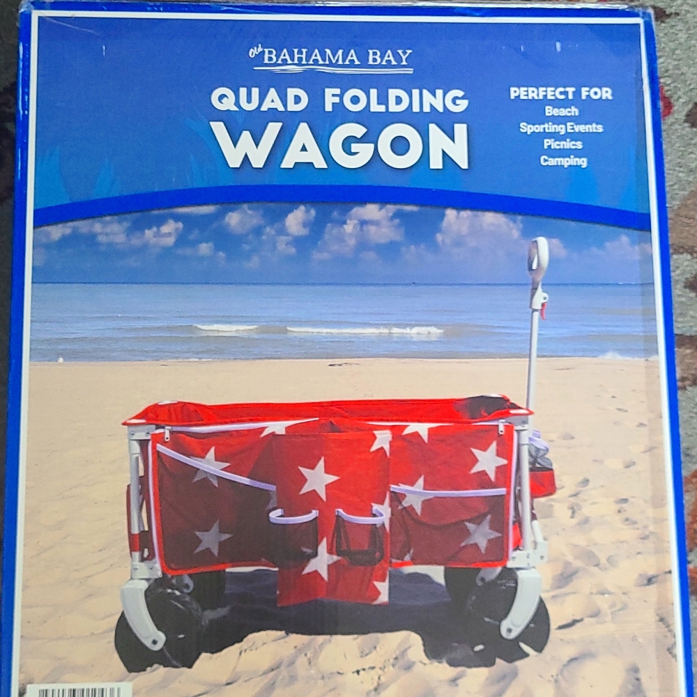 Quad folding wagon